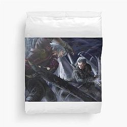 Dante vs Virgil Duvet Cover