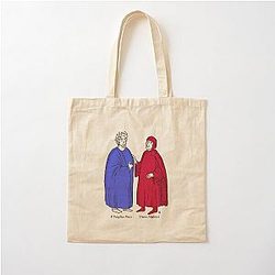 Vergil and Dante Cotton Tote Bag