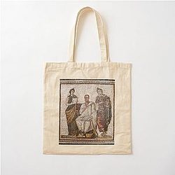 Vergil Roman Mosaic Tote Bag