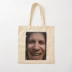 Cursed Vergil Throw Pillow Cotton Tote Bag