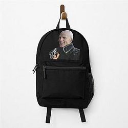 Bald Vergil pointing a gun - Devil May Cry funny face meme Backpack
