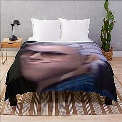 Vergil from the Devil May Cry series throw blanket