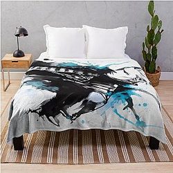 Watercolor Throw Blanket Vergil