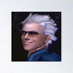 Vergil from Devil May Cry series Poster