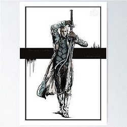Devil May Cry 5 Vergil Painting Poster