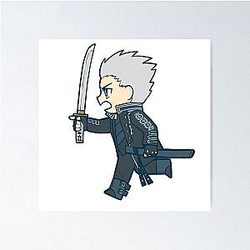 Vergil Chibi Poster