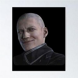 Bald Vergil - Devil May Cry Meme Poster