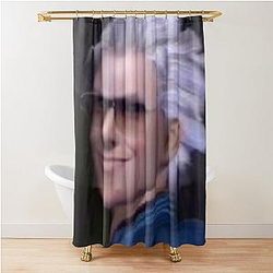 Vergil from the Devil May Cry series shower curtain