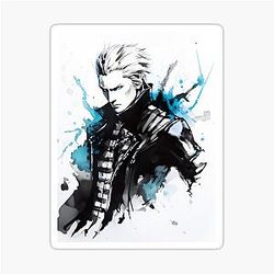 Watercolor Verghil Sticker