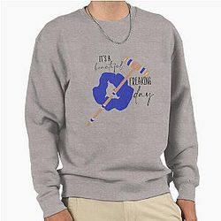 Veronica Blue Pullover Sweatshirt