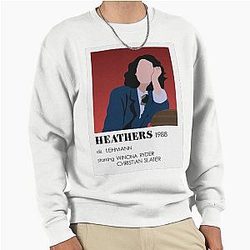 Heathers Veronica Sawyer Funeral MoviePoster Pullover Sweatshirt