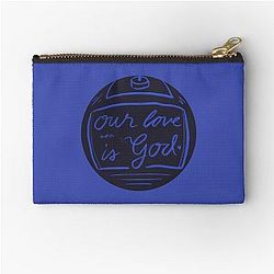 Our Love is God 
Heathers the Musical movie theatre fanart Veronica Sawyer and Jason Dean JD Zipper Pouch