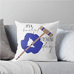 Veronica Sawyer Blue Throw Pillow