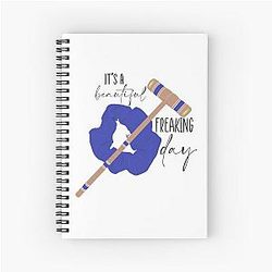 Veronica Sawyer Blue Spiral Notebook