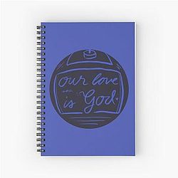 Our Love is God - Heathers the Musical movie theatre fan art Veronica Sawyer and Jason Dean Spiral Notebook