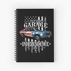 Vice Grip Garage Merch Independence 2023 Spiral Notebook