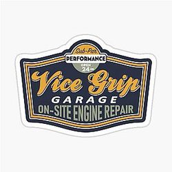 Vice Grip Garage Merch Sticker