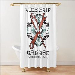 Vice Grip Garage Merch Shower Curtain