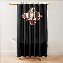 Vice Grip Garage Merch Shower Curtain