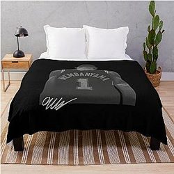Victor Wembanyama San Antonio Spurs Throw Blanket T Shirt