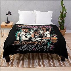 Victor Wembanyama The New Era Throw Blanket