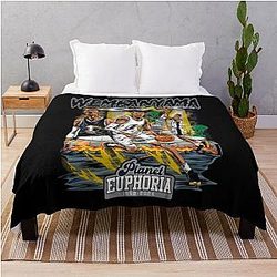 Victor Wembanyama San Antonio College Throw Blanket