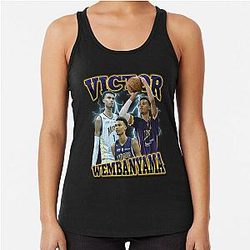 Victor Wembanyama Vintage 90's Racerback Tank Top