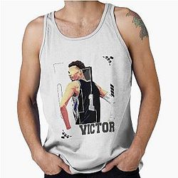 Victor Wembanyama Basketball Player Design Tank Top