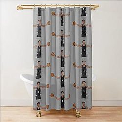 Victor Wembanyama Wingspan Shower Curtain