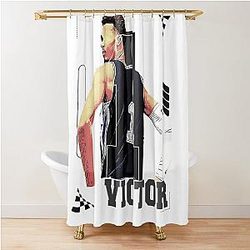 Victor Wembanyama Basketball Player Design Shower Curtain