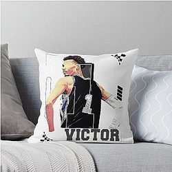 Victor Wembanyama basketball Player Design Throw Pillow