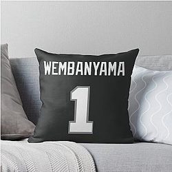 Victor Wembanyama (Spurs) Throw Pillow