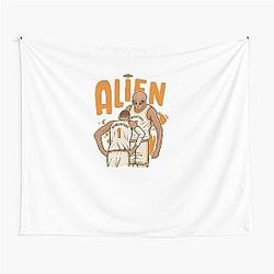 Victor Wembanyama Alien Cartoon T-Shirt Tapestry
