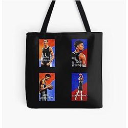 Victor Wembanyama Painted Sticker Set T Shirt All Over Print Bag