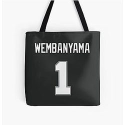 Victor Wembanyama vs Spurs All Over Print Tote Bag