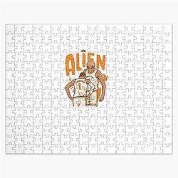 Victor Wembanyama Alien Cartoon T-Shirt Jigsaw Puzzle