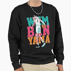 Victor Wembanyama Vintage Basketball Shirt for Men Women Gift for San Antonio Basketball Fan Pullover Sweatshirt