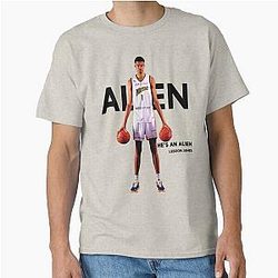Victor Wembanyama Shirt for Men Women Vintage Basketball Shirt Gift for San Antonio Basketball Fan Classic T-Shirts