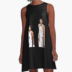 Dylan Harper & Victor Wembanyama A Line Dress