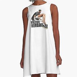 Victor Wembanyama fan art A-Line Dress