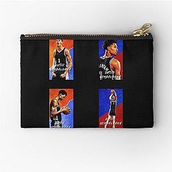 Victor Wembanyama Painted Sticker T-Shirt Zipper Pouch