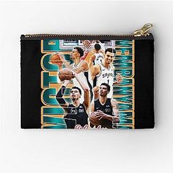 Victor Wembanyama Basketball Art Wemby Action Shots Zipper Pouch