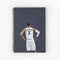 Victor Wembanyama White Notebook