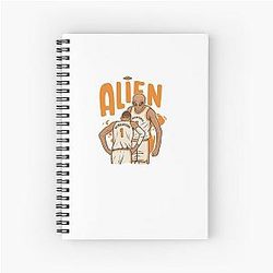 Victor Wembanyama Alien Cartoon T-Shirt Spiral Notebook
