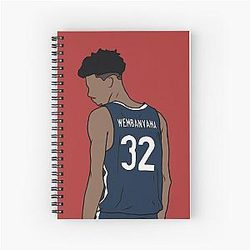 Victor Wembanyama Spiral Notebook