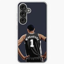Victor Wembanyama Black Above Waist Samsung Galaxy Soft Case