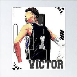 Victor Wembanyama basketball Player Design Poster