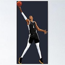 Victor Wembanyama Layup Poster