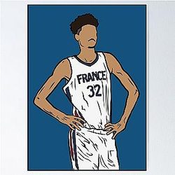 Victor Wembanyama France Poster