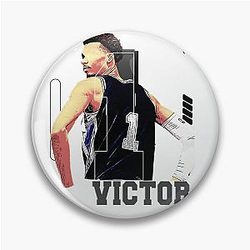 Victor Wembanyama basketball Player Design Pin